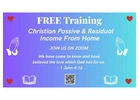 Free Christian Passive and Residual Income Live Training