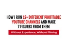 Earn Serious Money fro̲m YouTube Without Filming - Step-by-Step Training Program!