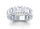 Eternal Elegance Diamond Emerald Cut Four Prong Wedding Ring (6.08cttw)