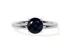 Solitaire Sapphire Rings with (0.65cts.) for Sale
