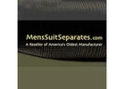 Make a Statement with Corporate Wear Men's Suits from MensSuitSeparates!