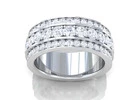 Find Half Eternity Diamond Round Prong Wedding Ring (1.07cttw)