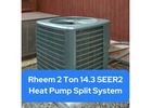 Rheem 3 Ton 14.3 SEER2 Two-Stage Heat Pump Split System