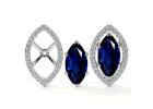 Heirloom Grade Blue Sapphire Earrings